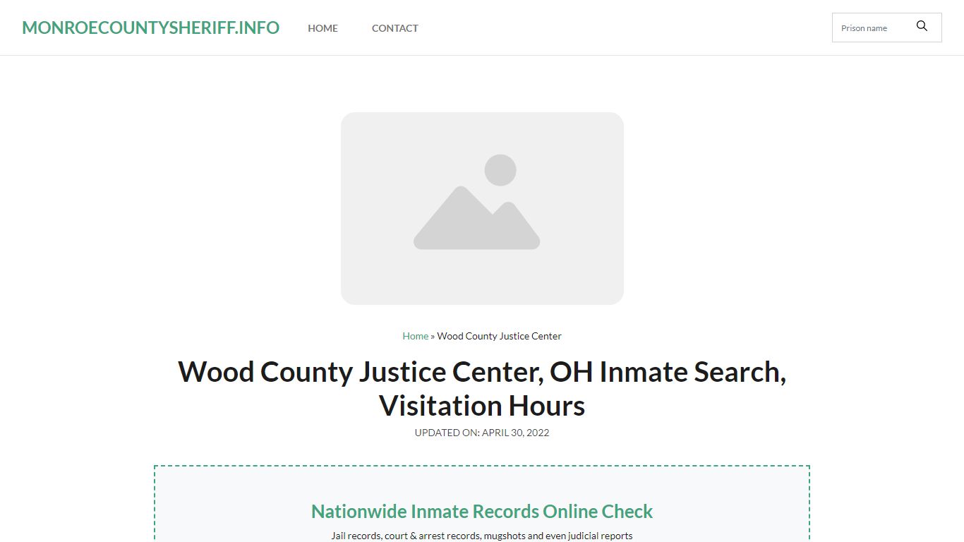 Wood County Justice Center , OH Inmate Search, Visitation ...